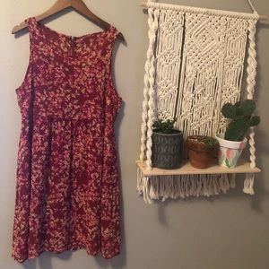Pink Express Floral Sun Dress
